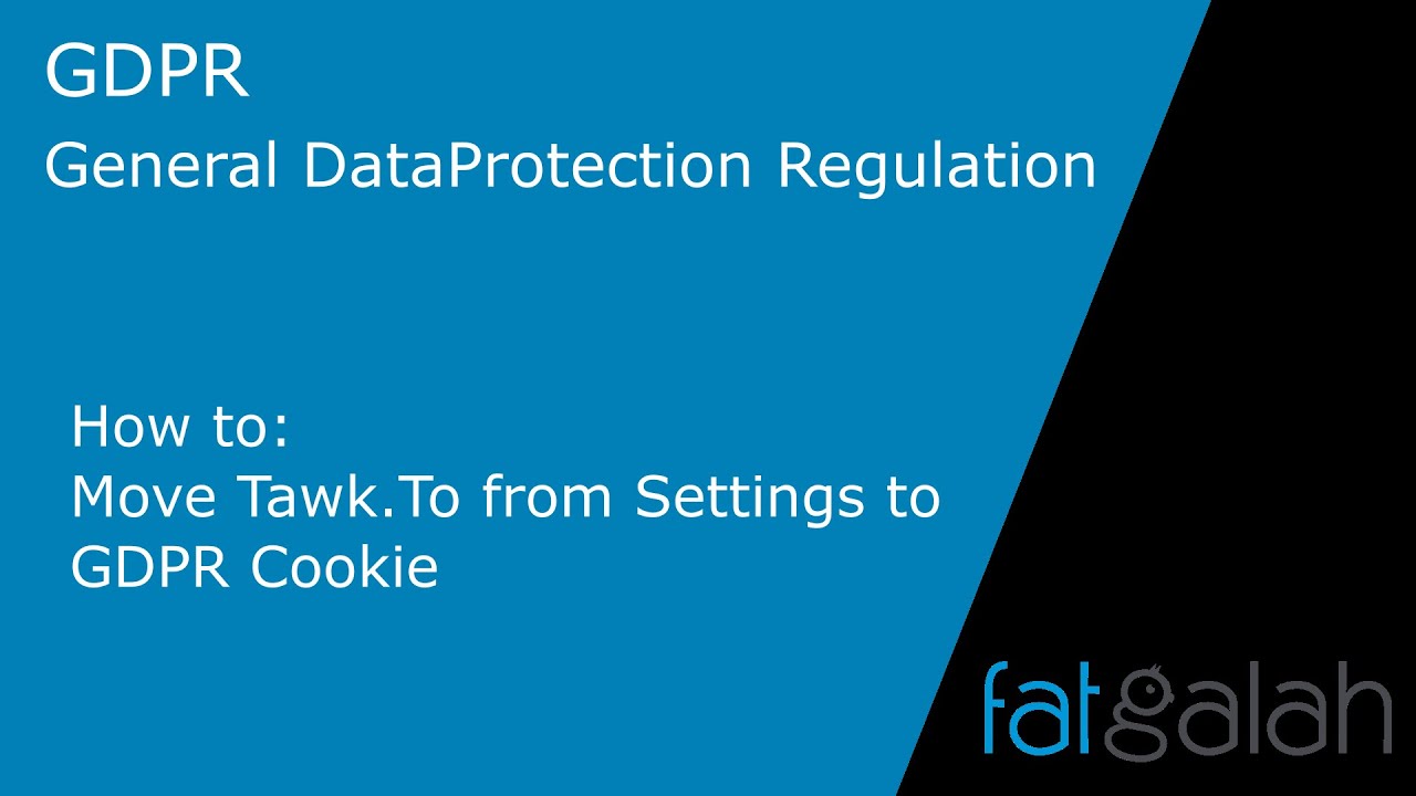 How to Add & Convert Tawk.to Chat Script for GDPR Compliance