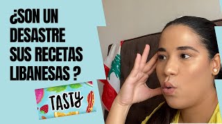 Analizando que tan buenas son las recetas de COMIDA LIBANESA de Tasty | Alejandra Castifer