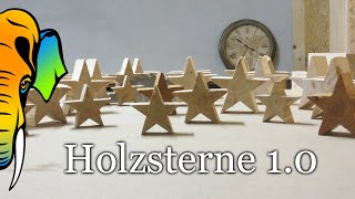 Holzsterne Aus Holzbalken Mit Der Tischkreissäge - Schnell Und Einfach