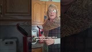 Make CBD Oil in 4 hours - no pans, crockpot or mess.