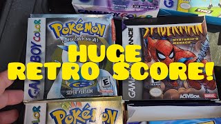 Live Video Game Hunting: Huge retro find at GAMESTOP plus RARE gameboy Games!