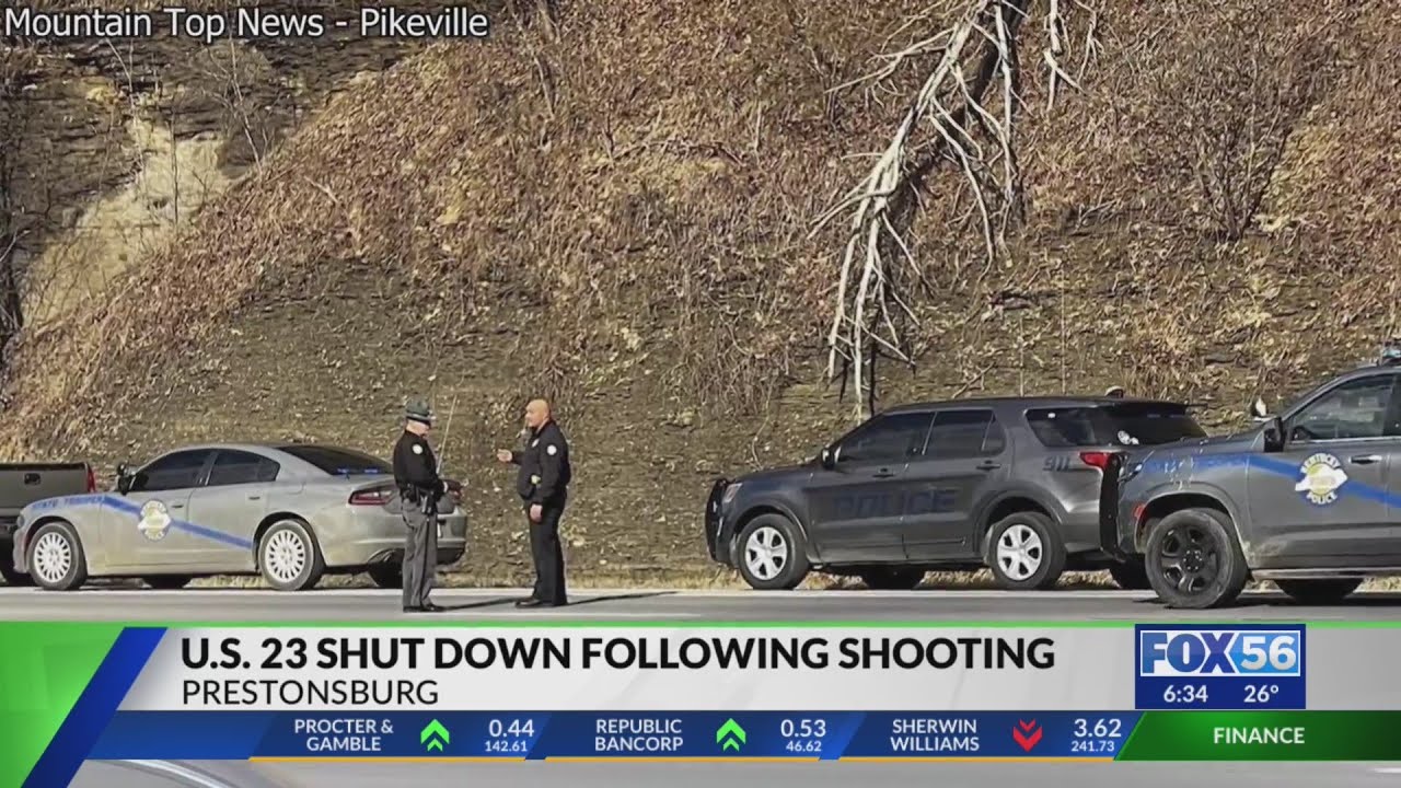 US Highway 23 in Prestonsburg shut down following shooting