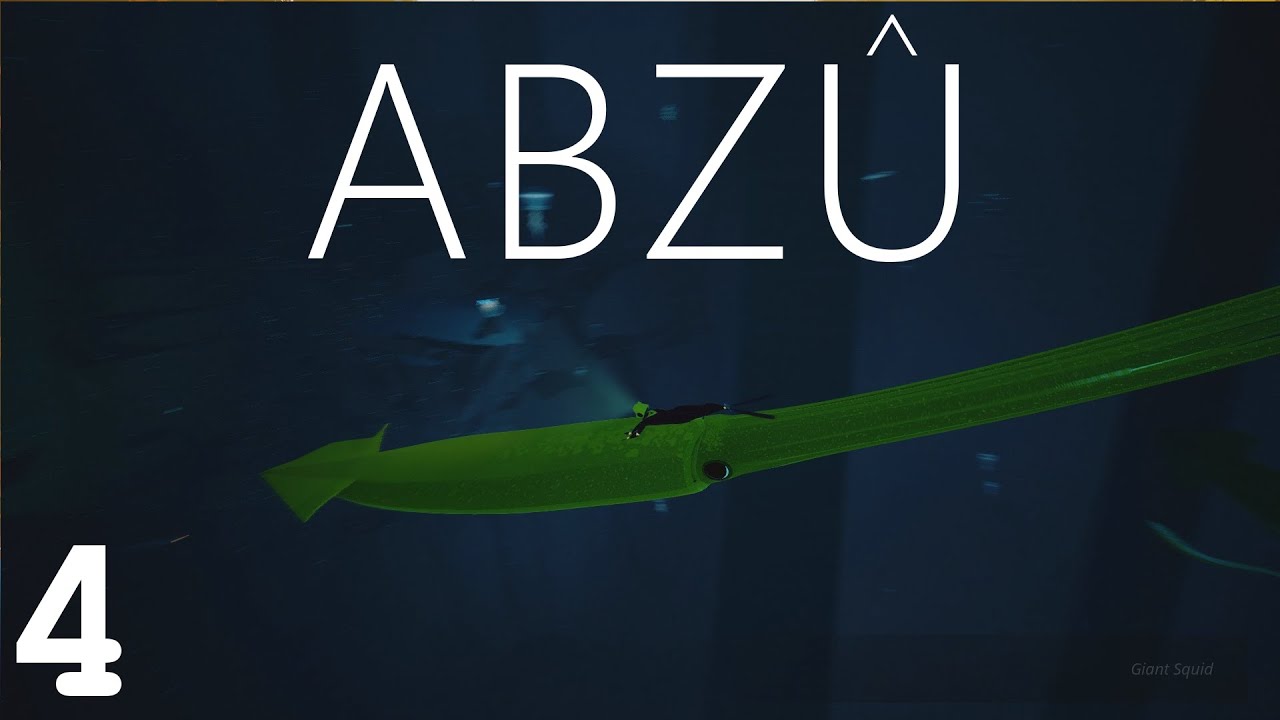 Deep sea diving, release the Kraken! - ABZU - Facecam Gameplay # 4