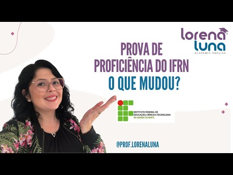 Nova prova de proficiência do IFRN - acontece toda semana!