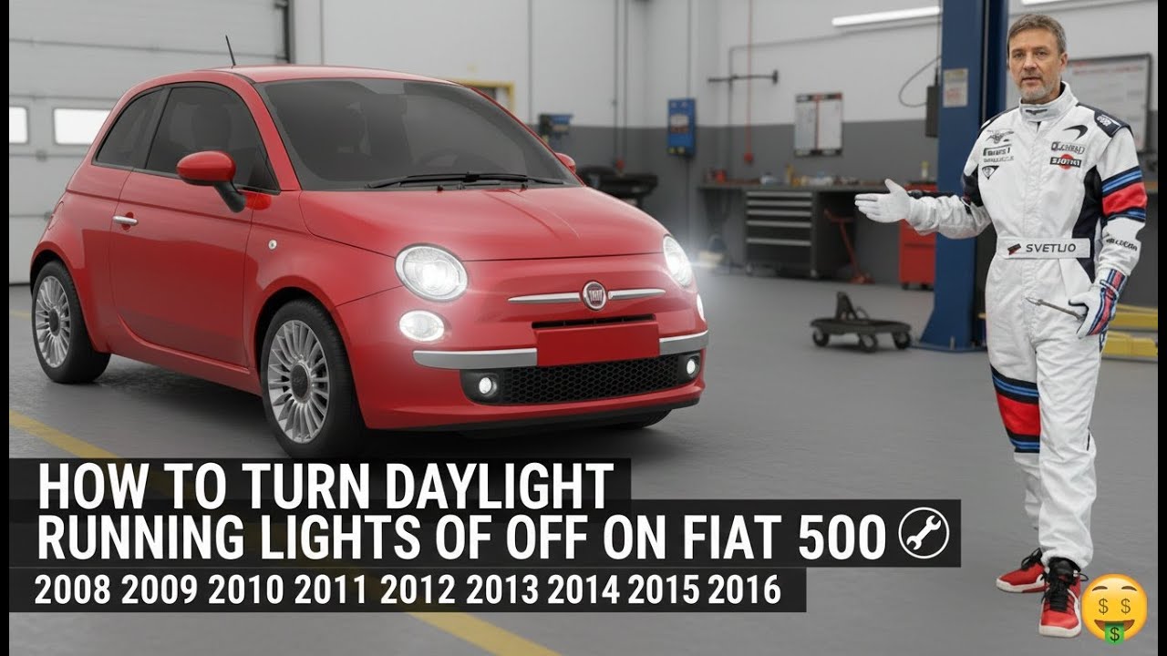 Отключение дневных ходовых огней на Fiat 500 | Простое руководство для самостоятельного выполнени...