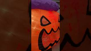 Giant 10 Foot Halloween Inflatable Pumpkin Jack o’ Lantern Kids Can Go Inside! #halloweeninflatables