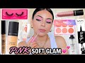 GET READY WITH ME: Pink Pop Of Color 💕 (easy soft glam)