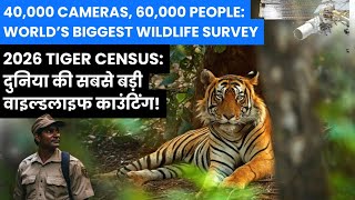 India’s 2026 Tiger Census | How India Counts Every Stripe | World’s Largest Wildlife Survey