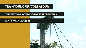 Forklift Rigging Attachments DVD Video