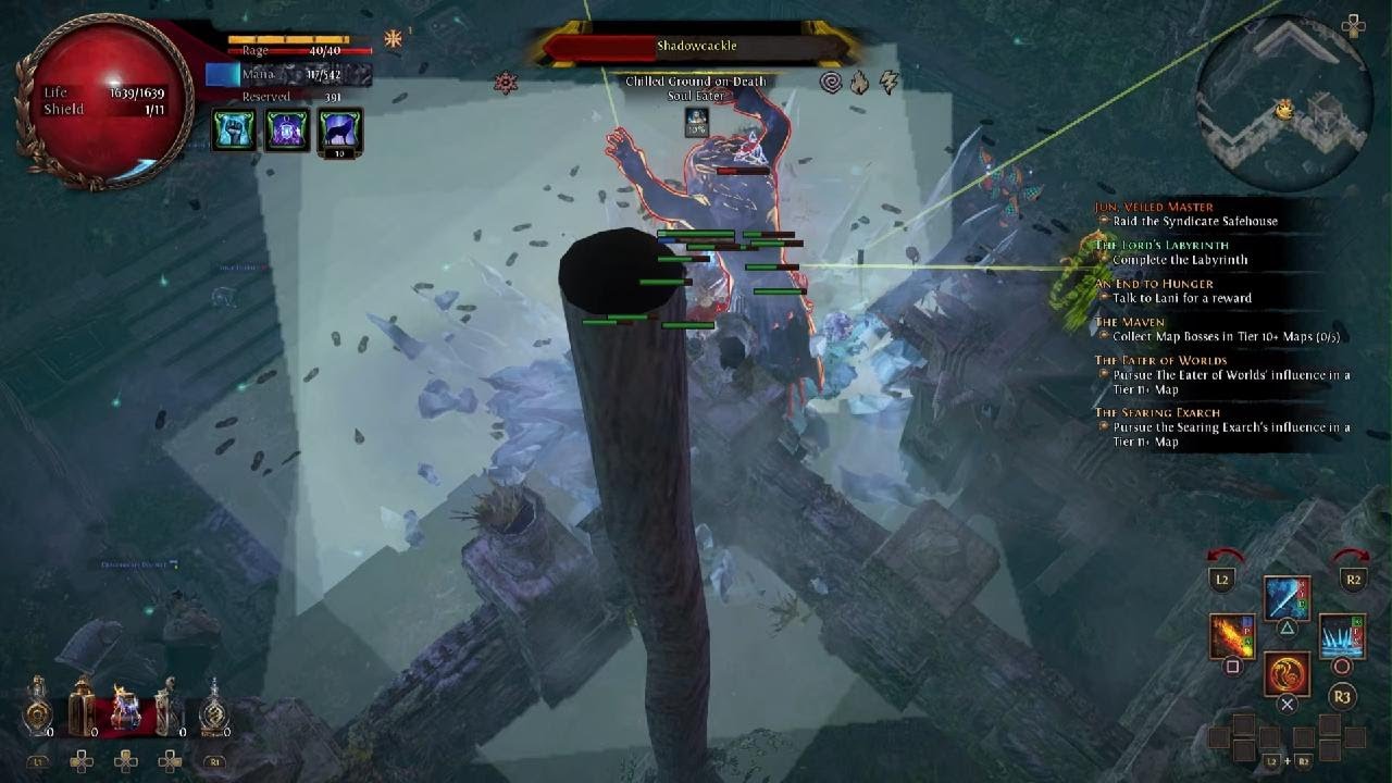 Path of Exile_2,zero internet influence, syndicate hideout raid