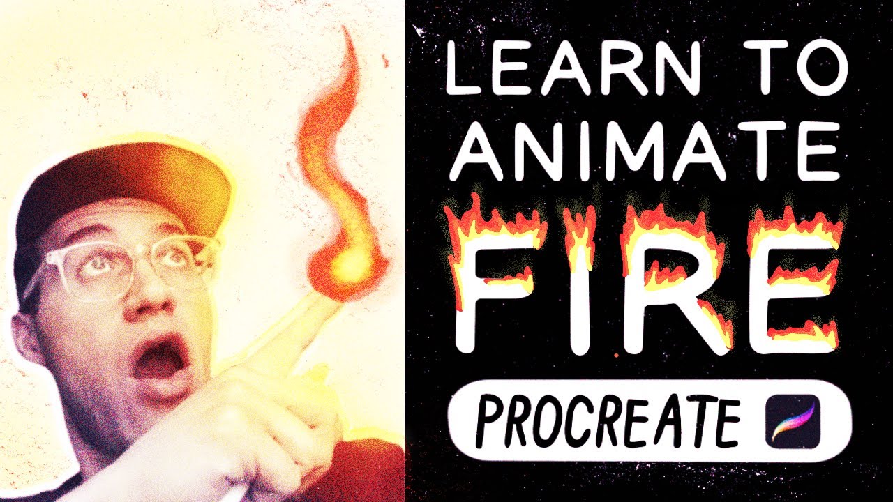 How to ANIMATE FIRE in PROCREATE - You can animate fire with animation ...