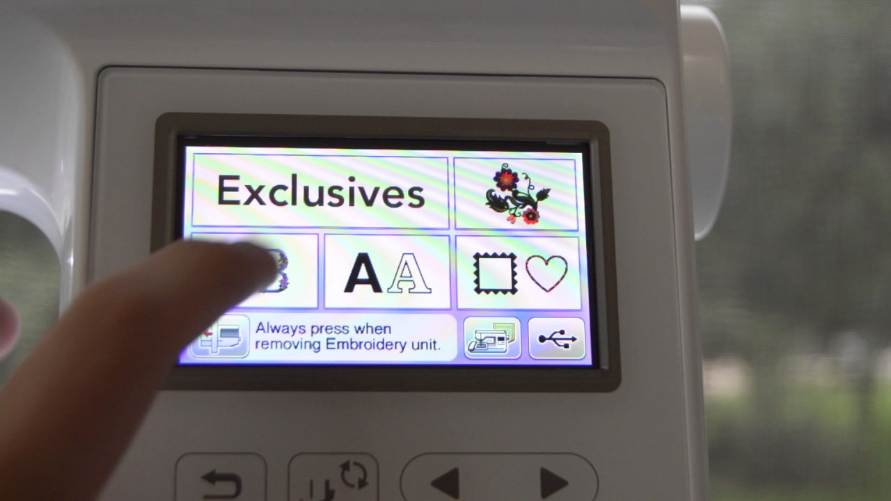 Baby Lock Flourish Interface Video 4 of 4 YouTube
