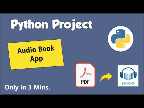 Python Project || Audio Book App using Python || My Geek Helper
