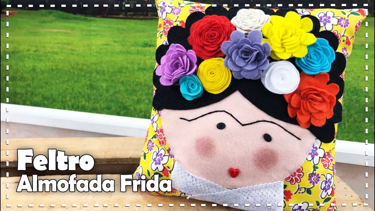 ALMOFADA FRIDA KAHLO com Lígia Santana - Programa Arte Brasil - 09/08/2017