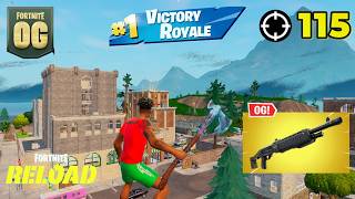115 Elimination Solo "RELOAD” Gameplay Wins (Fortnite Chapter 7 PS5 Controller)
