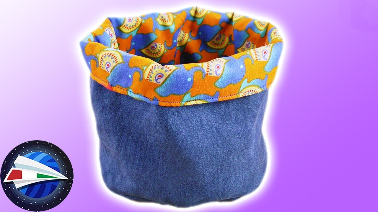 Come Cucire un Cestino Tondo in Stoffa | Idee con il Cucito