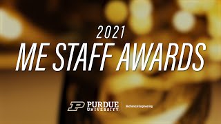 Purdue ME Staff Awards: May 5, 2021