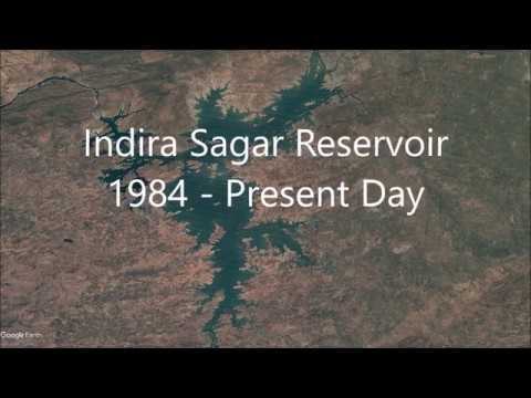 Indira Sagar Reservoir   1984 To 2017   Google Earth Timelapse