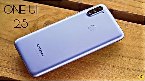 Samsung Galaxy A11 Official ONE UI 2.5 Update