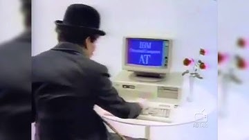 IBM - Personal Computer AT - High Volumes of Information (Chaplin) (US) (1986)