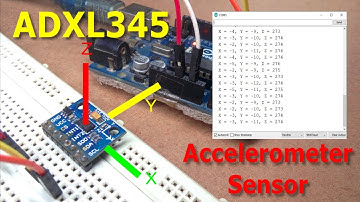 ADXL345 कैसे use करें | How to use ADXL345 accelerometer sensor using arduino in hindi