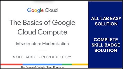 The Basics of Google Cloud Compute Skill Badge | All Lab Easy Solution #arcade2025