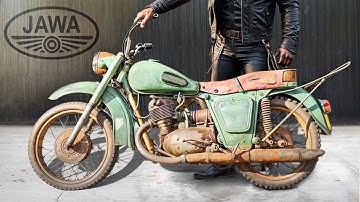 Man Restores Classic 60s Jawa Motorcycle in 6 months