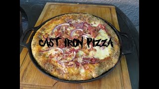 CAST IRON PIZZA