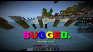 Cubecraft FFA Glitch (Tropical Map bug) screenshot 2