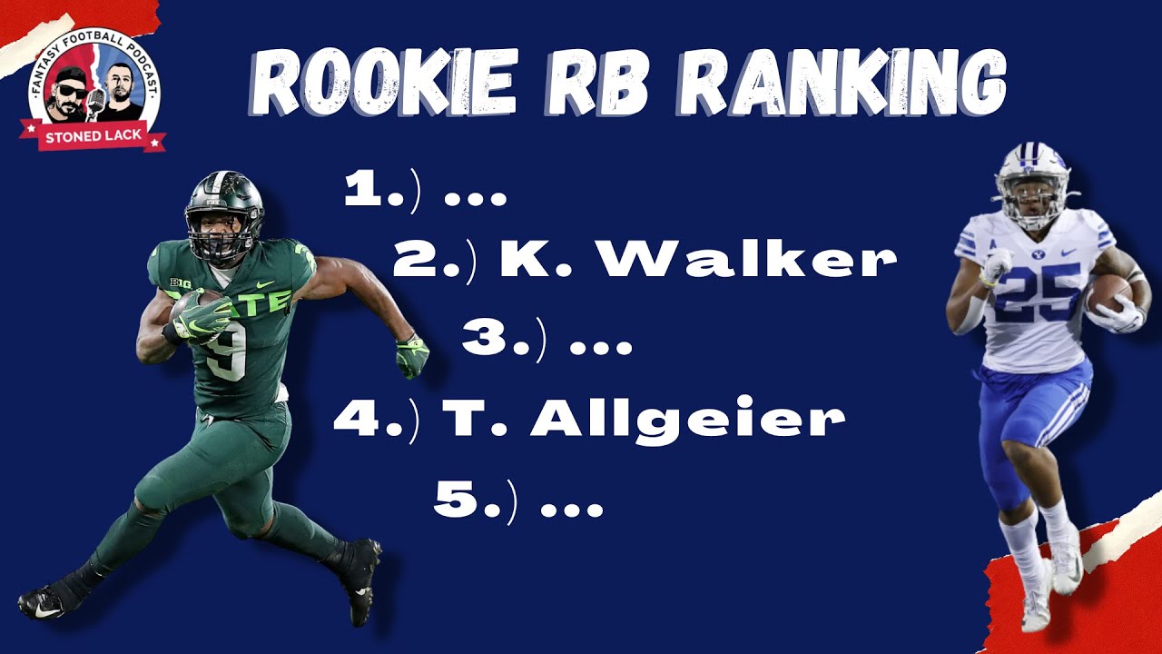 Rookie Running Back Ranking 2022 (deutsch) Podcast 310