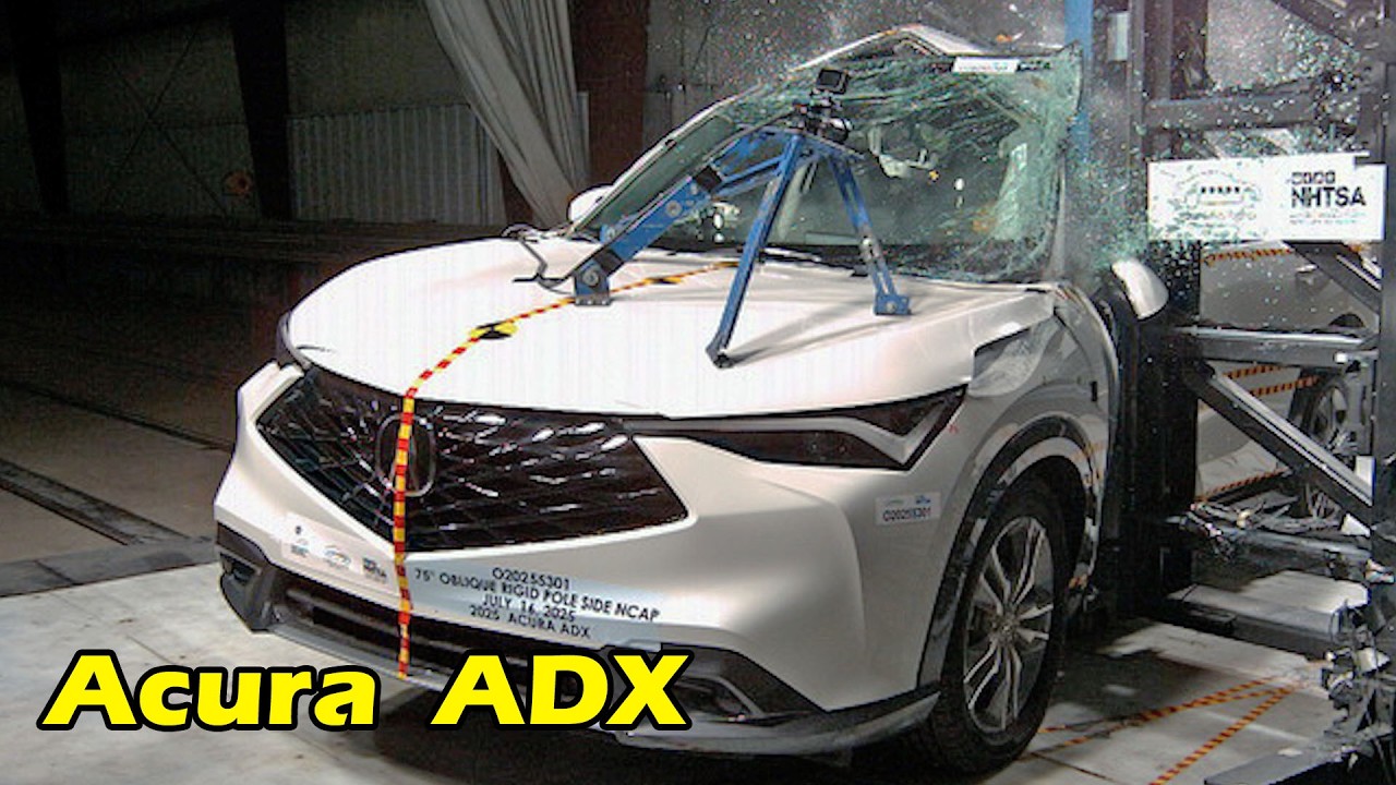 Acura ADX Crash test side pole | 2025 |