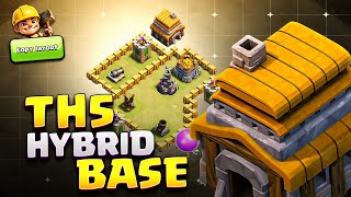 New Best Th5 Hybridtrophy Base Of 2025 Insane Town Hall 5 Base Link Proof Replays