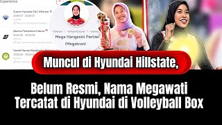 Megawati's Name Appears on Hyundai's Volleyball Box, No  Confirmation Yet