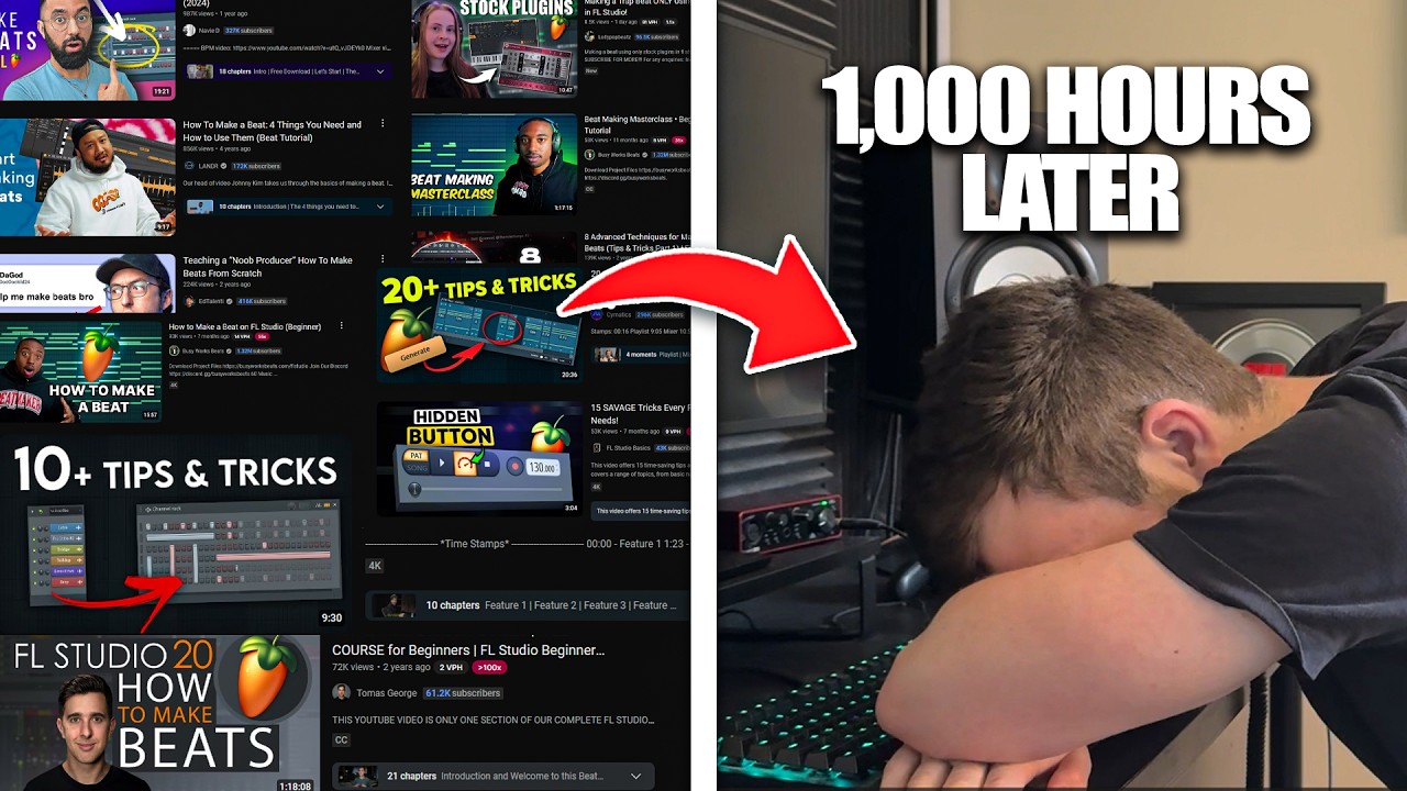 1,000 Hours Of Music Production Tutorials In One Video