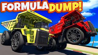 Formula 1 Racing… But We’re in DUMP TRUCKS! (BeamNG Drive)