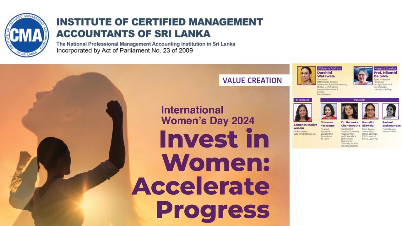 CMA International Women's Day Celebrations 2024 - Invest in Women ...