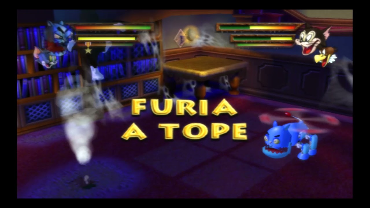 Tom & Jerry in War of the Whiskers - Robot Cat/Tom vs Butch/Eagle (Purrfect Score)