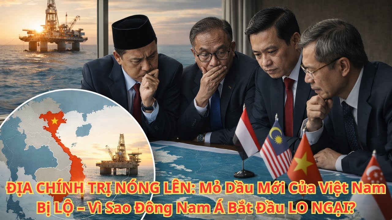 ĐỊA CHÍNH TRỊ NÓNG LÊN Mỏ Dầu Mới Của Việt Nam Bị LỘ – Vì Sao Đông Nam Á Bắt Đầu LO NGẠI