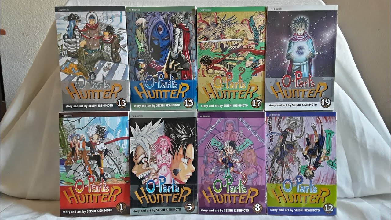 Unboxing O-Parts Hunter Complete Manga Series - YouTube