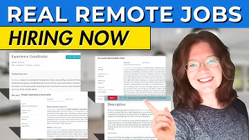 Legitimate, Real, And Hiring Now !  4 Remote Jobs You Won