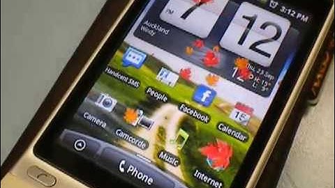 HTC Hero weather animation - Windy Autumn Leaves