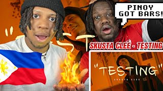 Pinoy KILL This Beat!!(Skusta Clee - Testing (Official Video)REACTION🇵🇭 Wealth