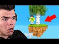 Playing SKYBLOCK In MINECRAFT! (I Almost Died)