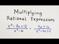 Multiplying Rational Algebraic Expressions Quiz