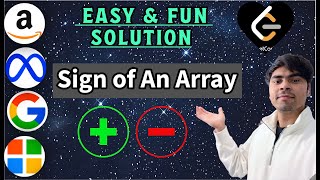 LeetCode 1822 | Sign of the Product of an Array | Python Count Negatives Trick | AlgoYogi