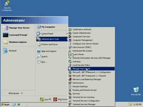 How to Setup Domain Controller and DNS Windows 2003 Server YouTube