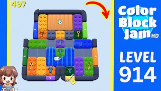 Color Block Jam Level 497 914 Solution Walkthrough