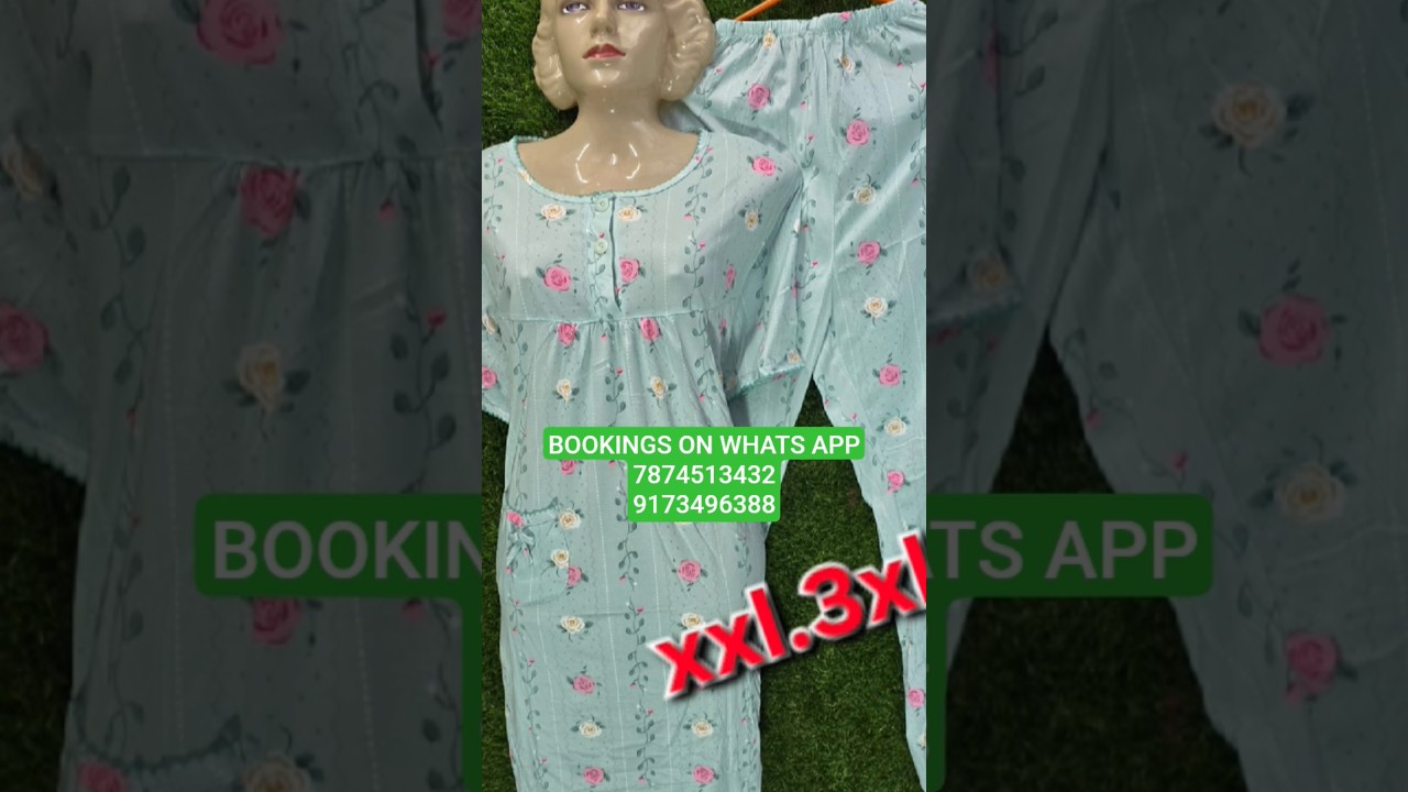 PLUS SIZE NIGHT SUITS🌃