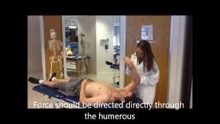 Crank Test for assessing Glenohumeral Labrum