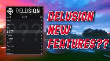 DELUSION MOD MENU V2.0 GTAV ONLINE FULL SHOWCASE (UNLIMITED MONEY+ RECOVERY )(*UNDETECTED*)